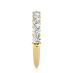 Load image into Gallery viewer, 0.60 CT Round Cut Lab Grown Diamond Channel Set Band  11 Stone IGI Certified
