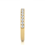 Load image into Gallery viewer, 0.25 CT Round Lab Grown Diamond Petite Micro Pave Ring  16 Stone IGI Certified
