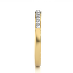 Load image into Gallery viewer, 0.32 CT Princess Cut Lab Grown Diamond Channel Set Band  13 Stone IGI Certified
