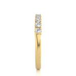 Load image into Gallery viewer, 0.47 CT Round Cut Lab Grown Diamond Micro Pave Band  9 Stone IGI Certified
