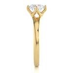 Load image into Gallery viewer, 1.08 CT Round Brilliant Lab Grown Diamond Solitaire Engagement Ring | Gold Band
