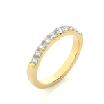 Load image into Gallery viewer, 0.40 CT Round Cut Lab Grown Diamond Prong Set Band  10 Stone IGI Certified
