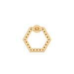 Load image into Gallery viewer, Round Lab-Grown Diamond Circle Earrings 0.41 CTW – 48 Stones | 10K, 14K, 18K White, Yellow &amp; Rose Gold | IGI Certified
