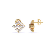 Round Lab-Grown Diamond Arrow Earrings 0.23 CTW – 24 Stones | 10K, 14K, 18K White, Yellow & Rose Gold | IGI Certified