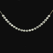 5.20 CTW Round Drilled Lab-Grown Diamond Strand Necklace (22pcs) – Invisible Set