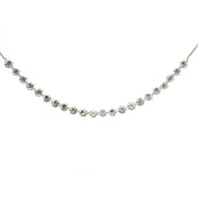 5.20 CTW Round Drilled Lab-Grown Diamond Strand Necklace (22pcs) – Invisible Set