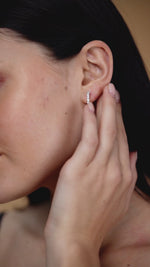 Load and play video in Gallery viewer, 14K Gold Isla Inside &amp; Out Hoop Earrings
